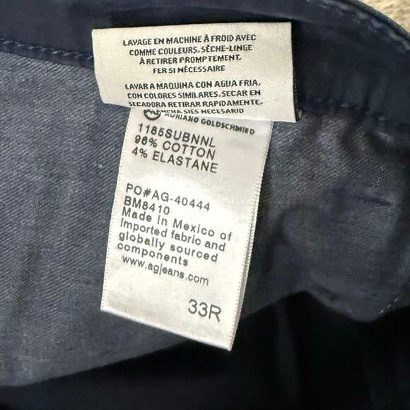 AG Adriano Goldschmeid Shorts Men’s 33R The Griffin Blue - Picture 6 of 7